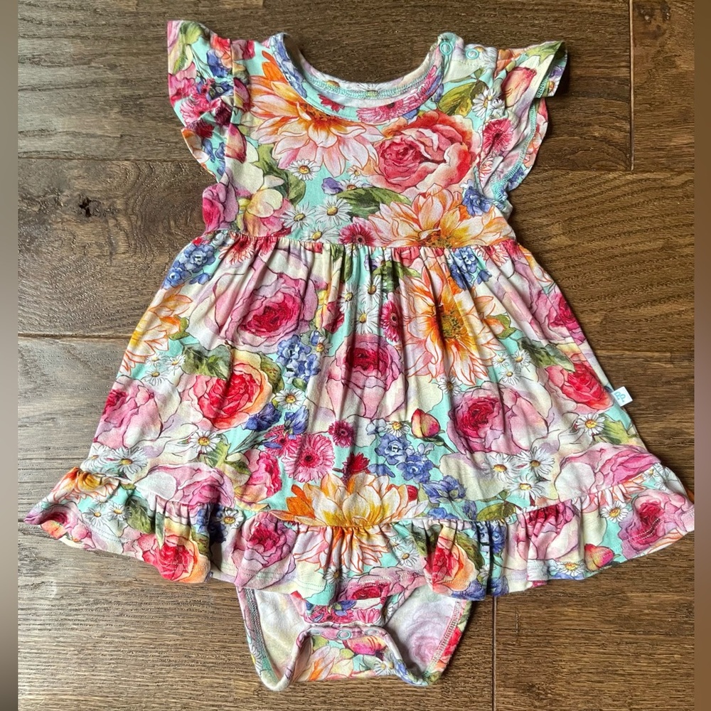 BAMBOO Posh Peanut 18-24m Dress Bodysuit